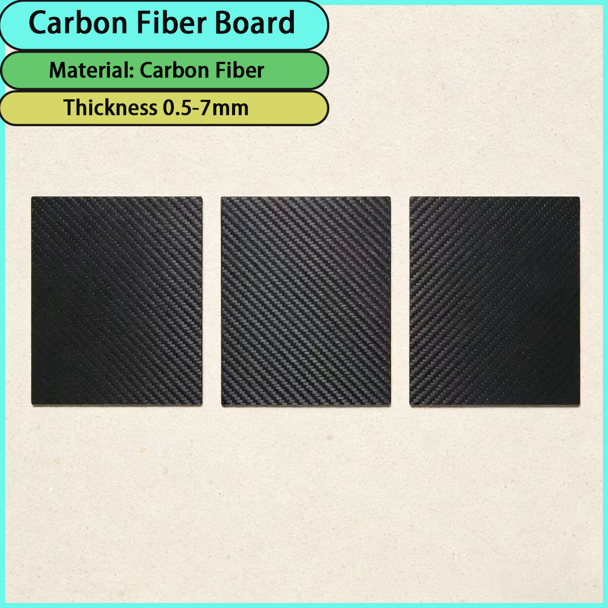 Sports Equipment Used - Tablero de fibra de carbono de
