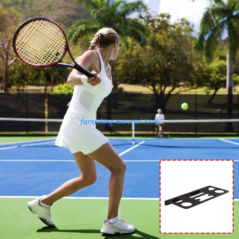 Sports Equipment Holder - Estante pared moderno para raquetas tenis