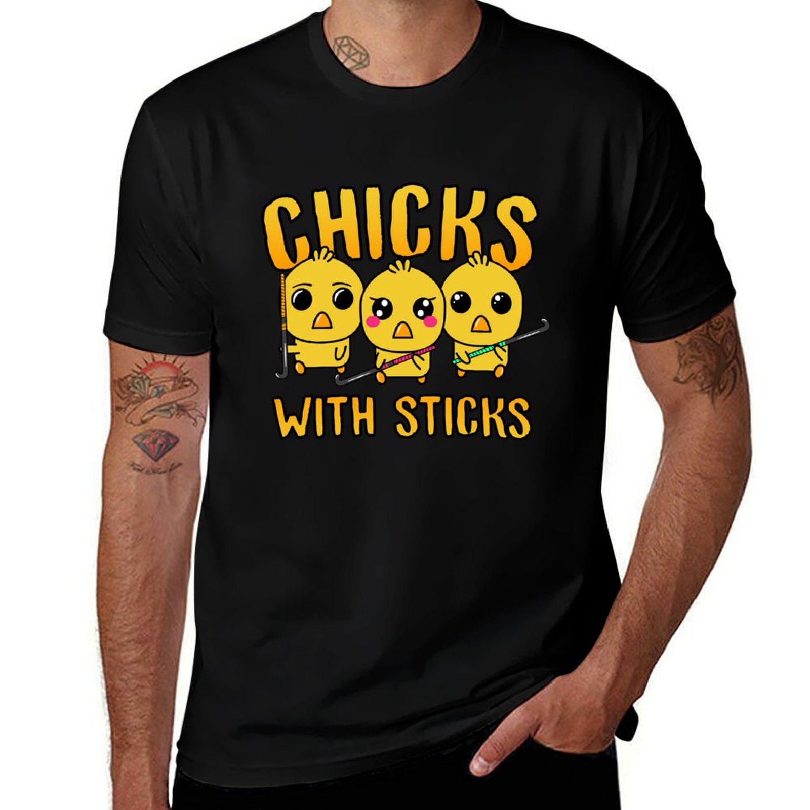 Field Hockey Stick - Camiseta de Hockey sobre Césped para