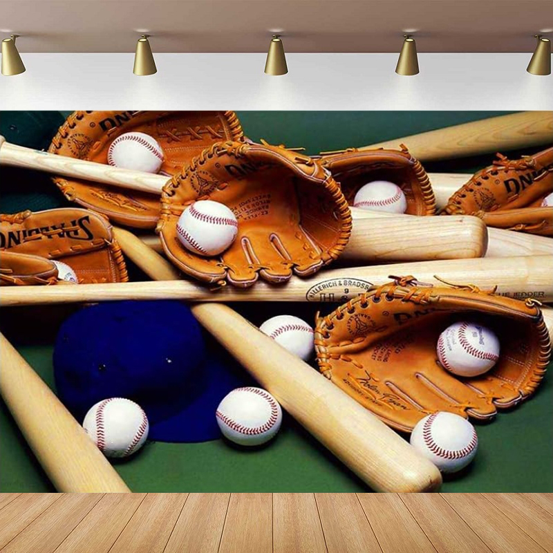 Sports Equipment Background - Fondo de fotografía con gorra de