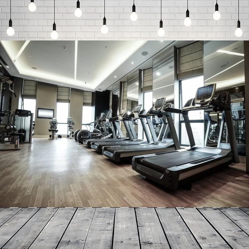 Sports Equipment Background - Fondo Fotográfico para Gimnasio, Equipo de