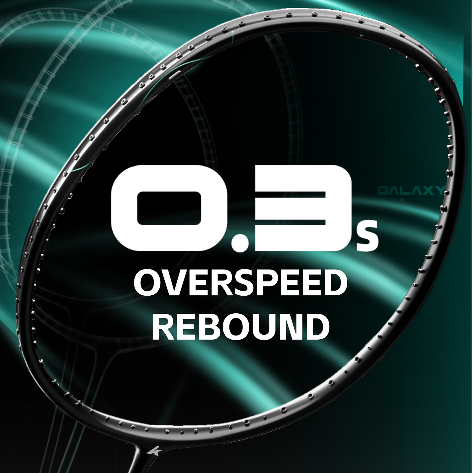 Badminton Racket Carbon - Raqueta de bádminton Kawasaki TRAVERSE·GALAXY 2025,