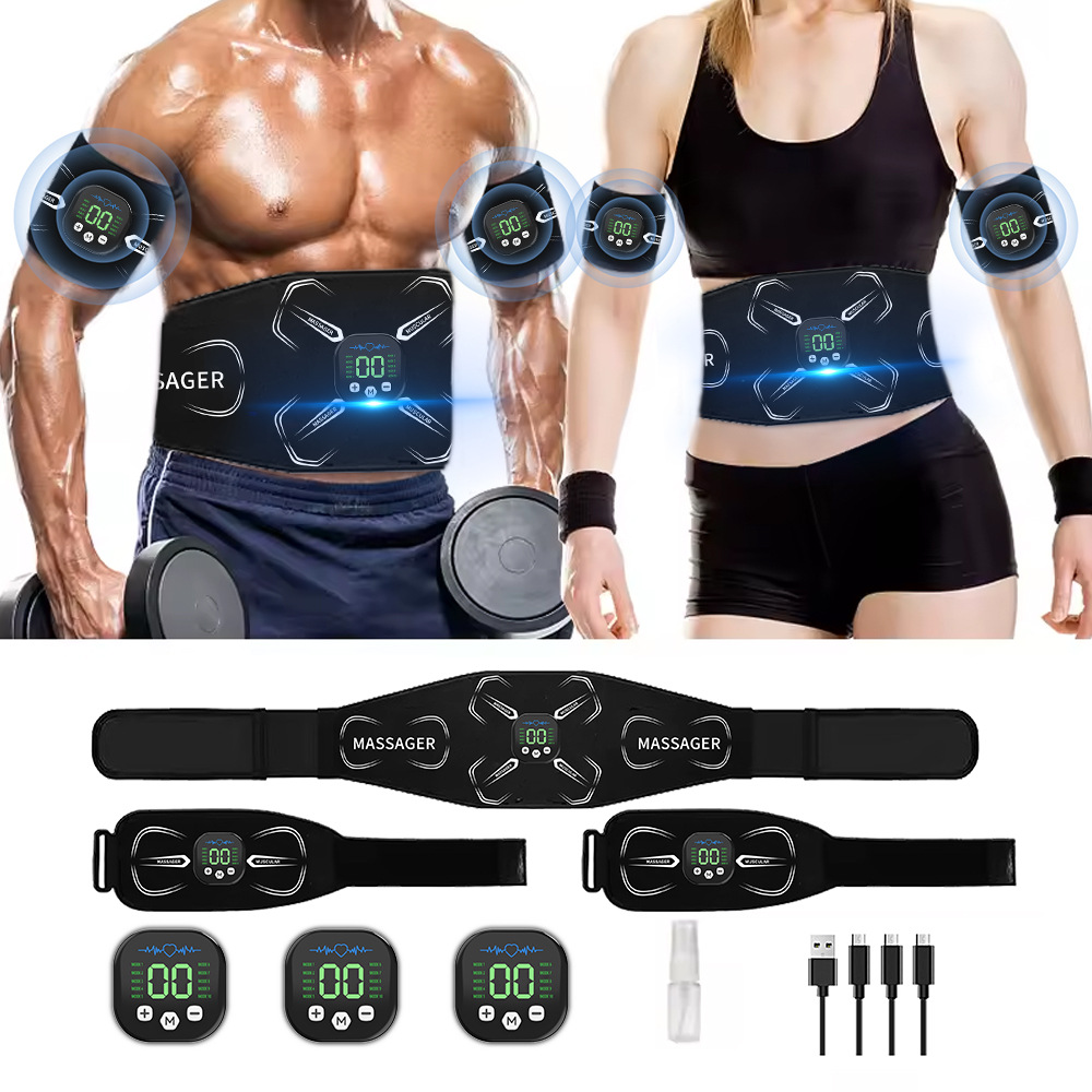 Sports Equipment At Home - Estimulador Muscular EMS, Entrenador Abdominal, Tonificador