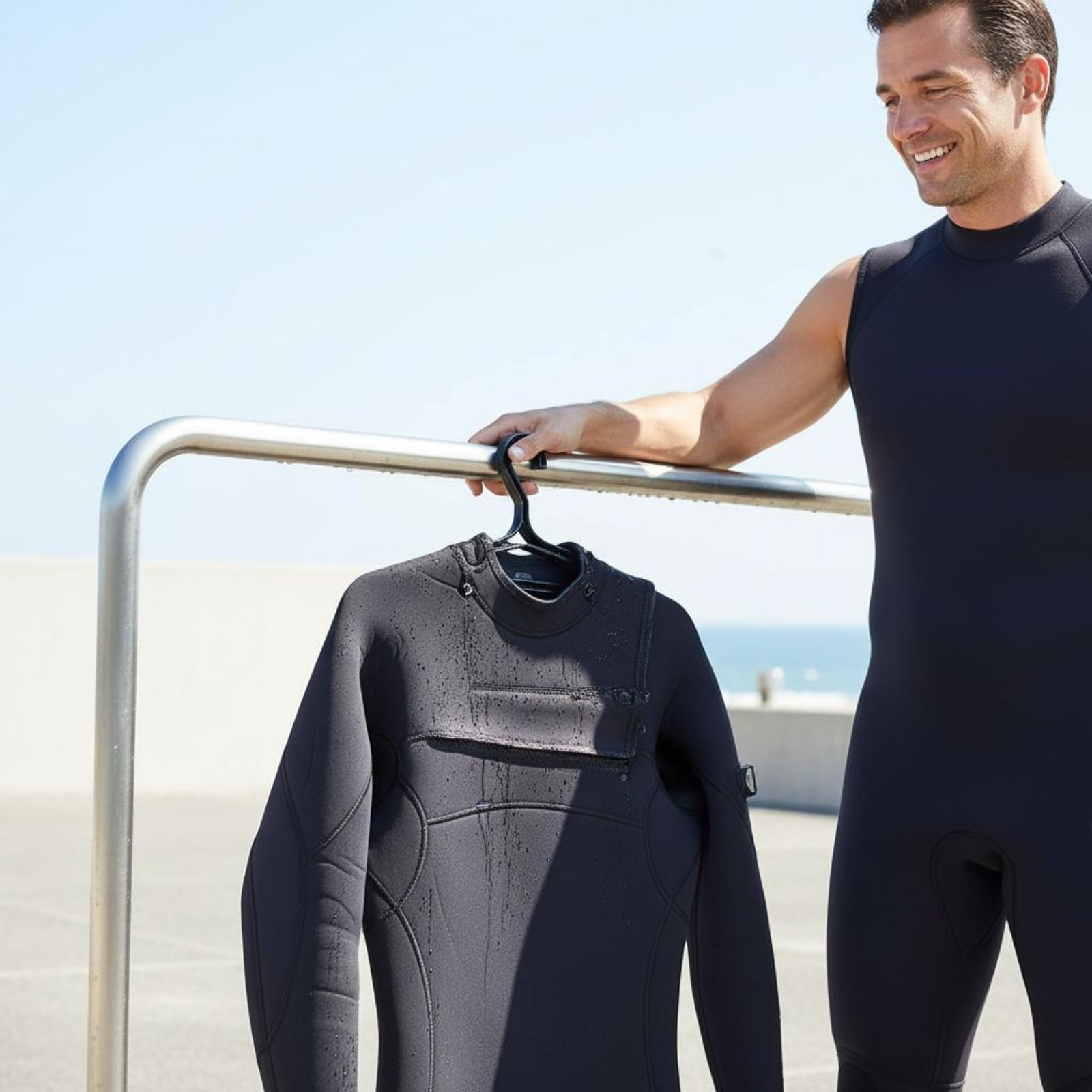 Sports Equipment Drying Rack - Colgador de trajes de buceo duradero,
