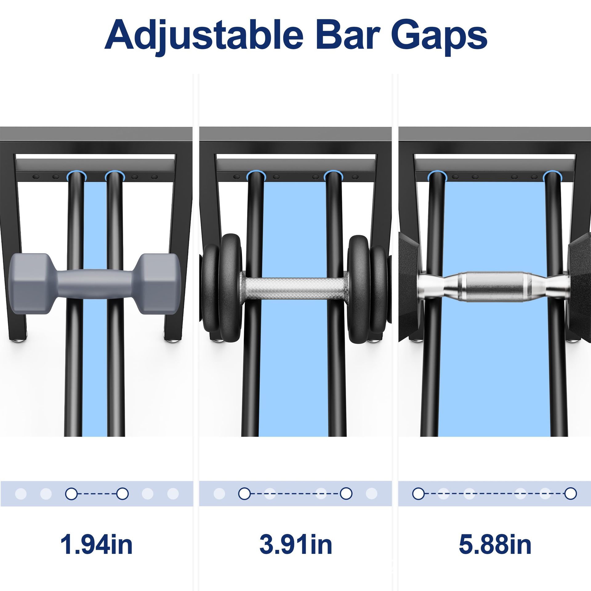 Soporte Ajustable para Mancuer - Sports Equipment Holder reseña y precio