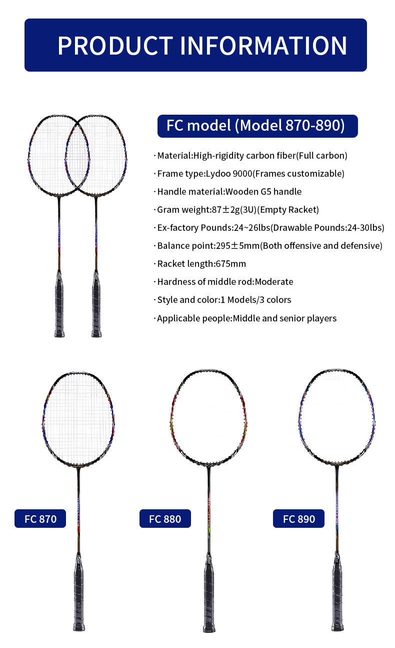 Raqueta de bádminton G5 grip d - Badminton Racket Carbon reseña y precio